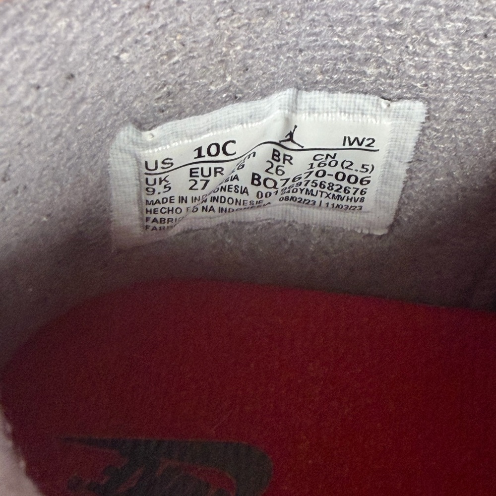 Air Jordan 4 Retro TD 'Bred Reimagined' - Picture 6 of 6